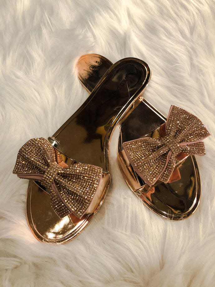 Joanie Rose Gold Sandal