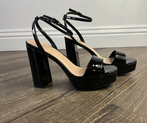 MJ Platform Patent Heels