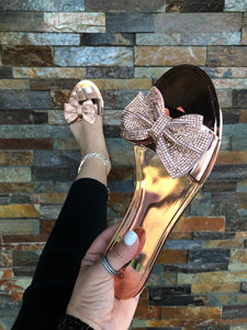 Joanie Rose Gold Sandal